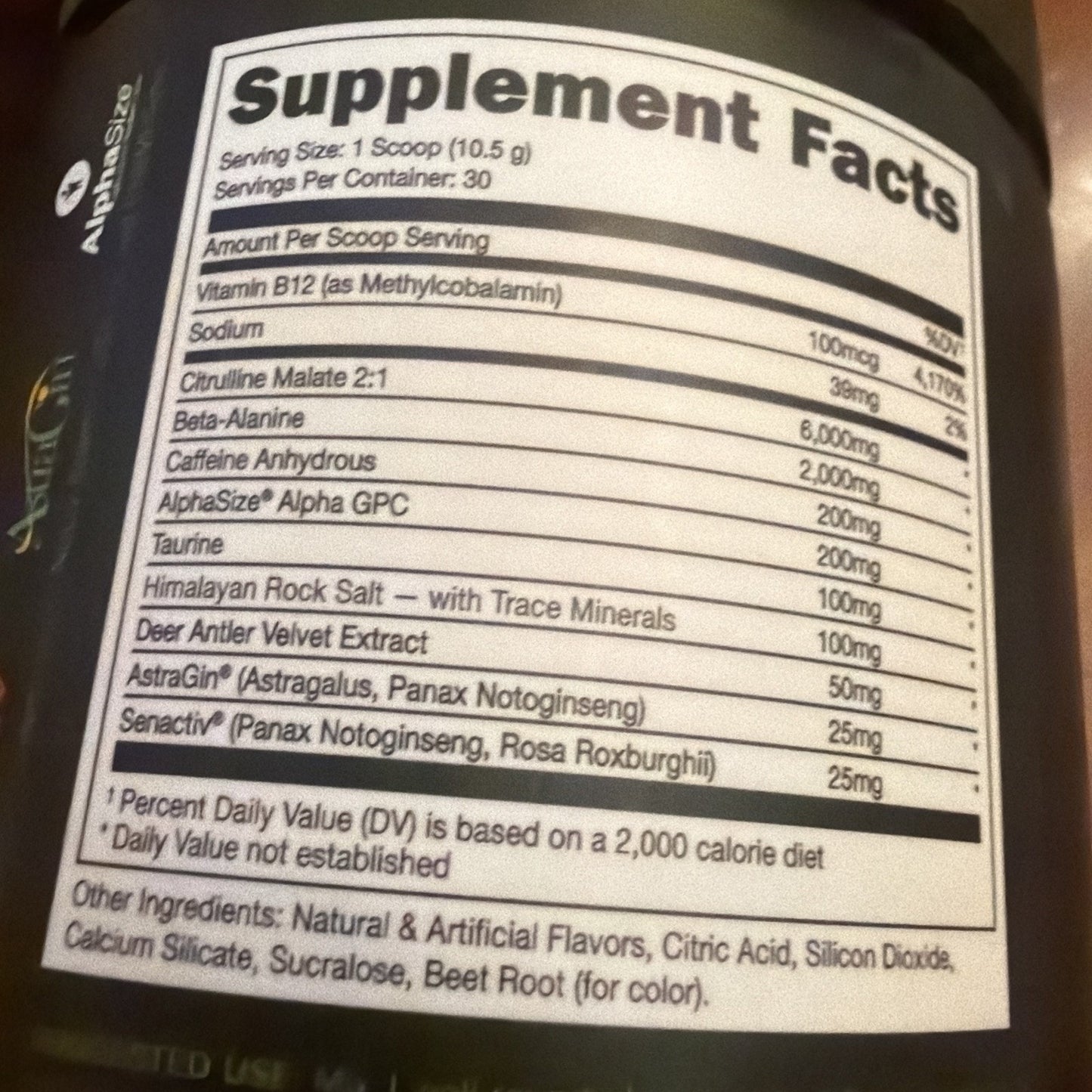 Bucked Up, Pre-Workout, Strawberry Kiwi, 11.1 oz (315 g)BB 01/27 — Image 4