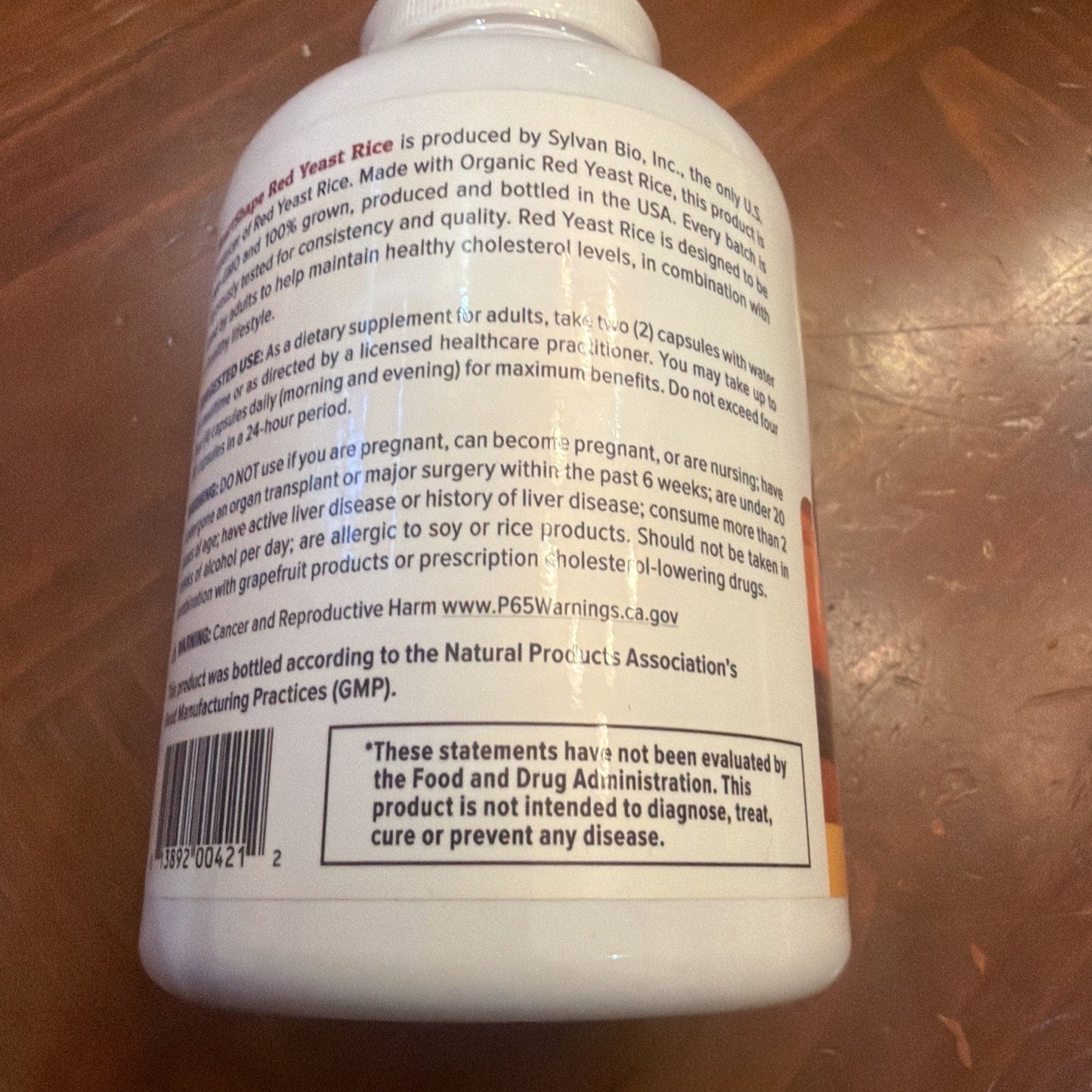 HeartShape Organic Red Yeast Rice 240 Capsules Heart Health Exp 11/2028 — Image 4