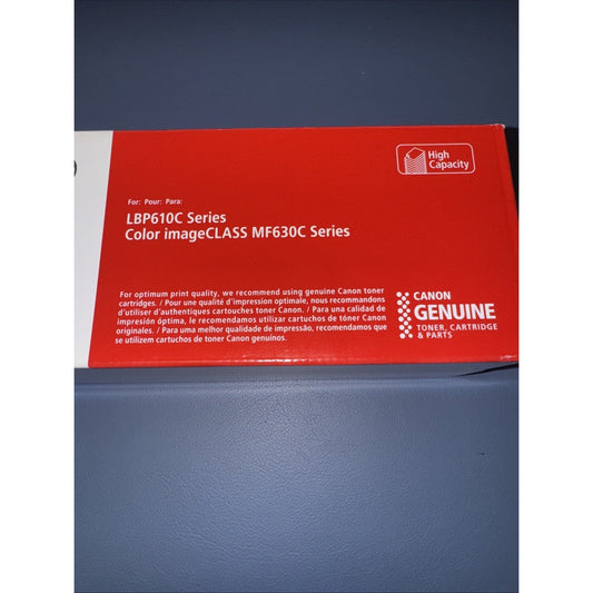 Canon 045H high capacity toner cartridge box for LBP610C and Color imageCLASS MF630C Series printers in red and white design