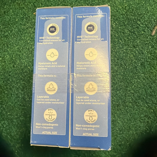 LOT OF 2 Cerave Hydrating Hyaluronic Acid Face Serum - 1oz/30ml