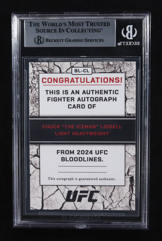 Chuck Liddell The Iceman MAGA Inscribed Limited Edition Trading Card 46 of 99 - Price Is Right Miami