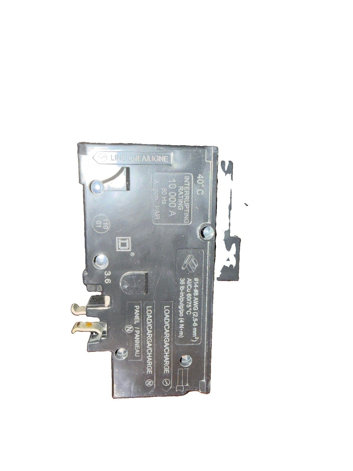 Square D HOM115AFI Homeline 15 Amp AFCI Circuit Breaker