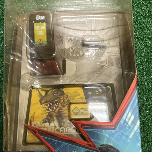 Bandai Vital Hero Digimon Red bracelet in unopened 2022 packaging with digital monster and accessory shown