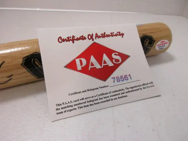Joey Bart Giants Signed Mini Bat (PAAS COA), Autographed Memorabilia (view 2)