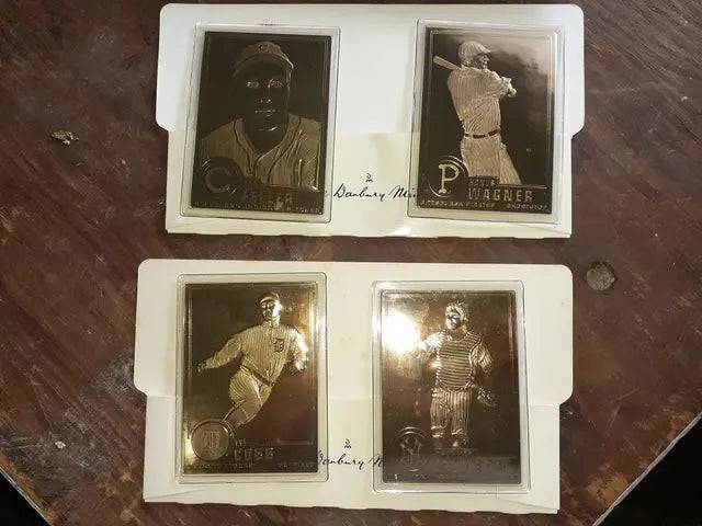 Danbury Mint 22kt Gold Baseball Cards, 24 Count, Sports Card