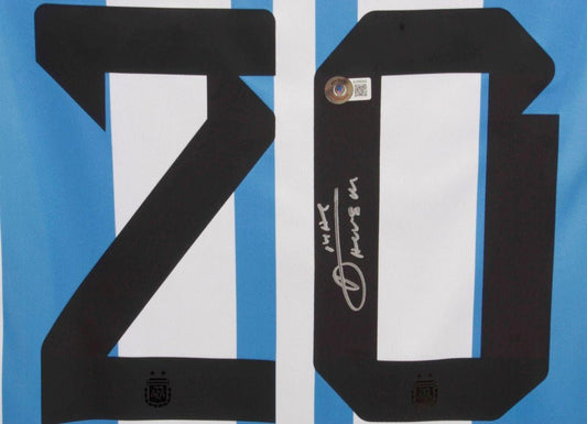 Alexis Mac Allister Signed Argentina National Team Jersey (Beckett) - Price Is Right Miami