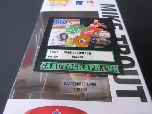 Angels Mike Trout Signed Angels Funko Pop 08 MLB W/Coa - Price Is Right Miami