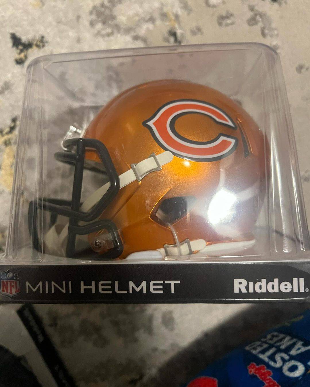 Autographed Justin Fields Riddell Mini Helmet Chicago Bears - Price Is Right Miami