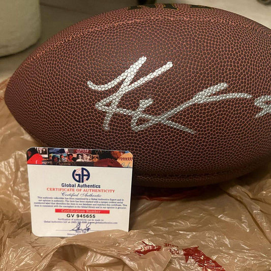 Autographed Khalil Mack Official Real Size Football - Price Is Right Miami