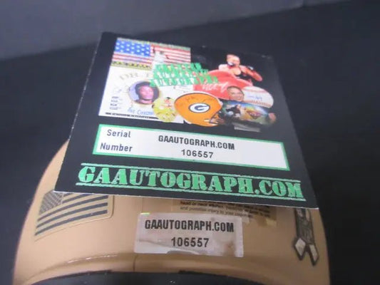 Bill Parcells signed Hall of Fame Mini Helmet Coa - Price Is Right Miami