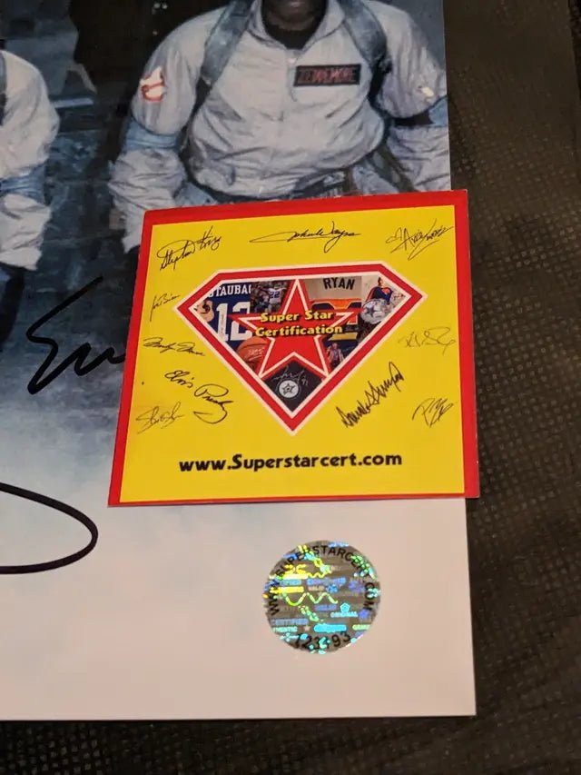 Dan Aykroyd, Bill Murray, Ernie Hudson Ghostbusters Signed 8x10 Photo with coa (view 2)