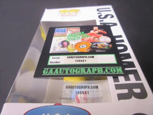 Dan Castellaneta Signed The Simpsons U.S.A. Homer Funko POP! #905 COA 1066651 - Price Is Right Miami