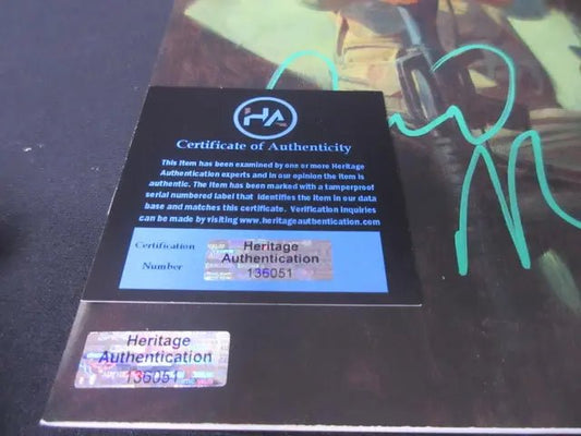 David Morrissey Signed Comic Book "The Walking Dead" Heritage COA - Price Is Right Miami