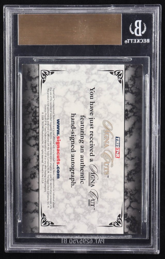 David Ortiz 2008 TriStar Signa Cuts Blue #NNO #1/5 (BGS), Sports Card (view 2)