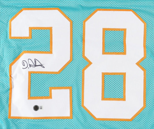 De'Von Achane Signed Jersey (Beckett) Miami Dolphins - Price Is Right Miami