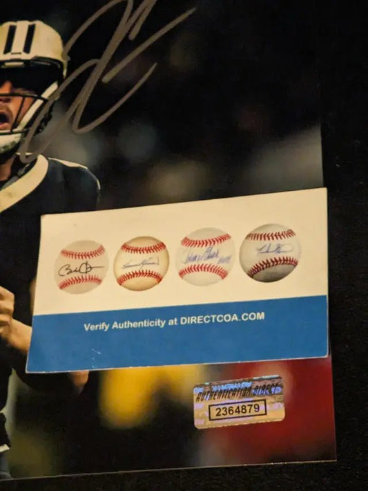 Derek Carr autographed 8x10 photo with COA - Price Is Right Miami