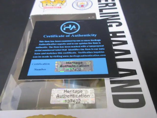 Erling Haaland Signed Funko Pop #60 Manchester City Heritage COA - Price Is Right Miami