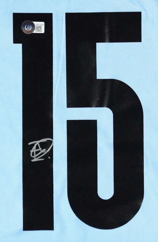Federico Valverde Signed Jersey (Beckett) Uruguay National Football Team - Price Is Right Miami