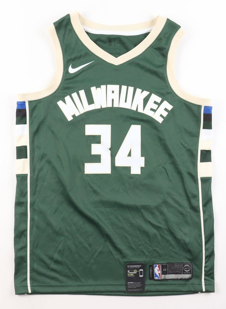 Giannis Antetokounmpo Swingman Bucks Jersey, Size 44 (Medium, Unsigned), Sports Apparel (view 2)