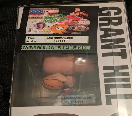 Grant Hill Signed Funko Pop NBA Legends Detroit Pistons Grant Hill #196 (Rookie Season) 105411 - Price Is Right Miami