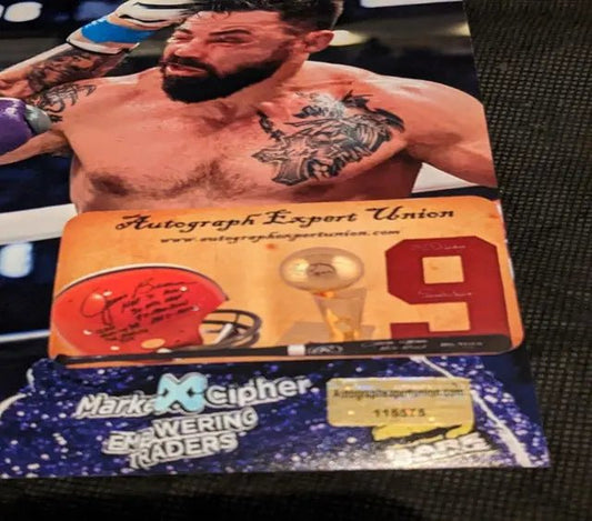 Jake Paul Auto Signed 8x10 Photo with COA 🥊 Paul - Platinum Mike Perry fight - Price Is Right Miami