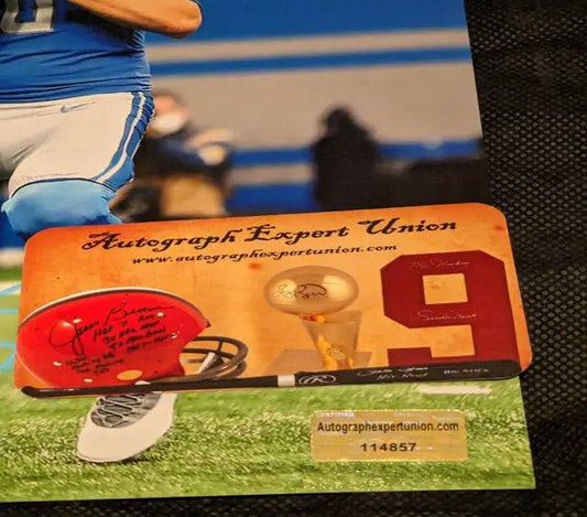 Jared Goff autographed 8x10 photo with coa - Price Is Right Miami