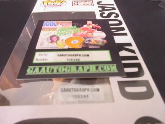 Jason Kidd Dallas Mavericks #195 Signed Funko Pop GAA COA - Price Is Right Miami