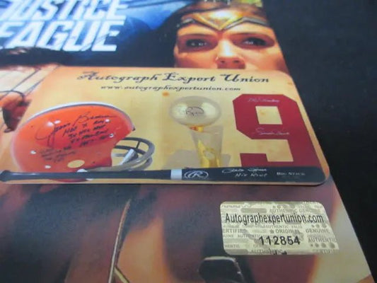 Jason Momoa Signed 8x10 Photo EUA COA - Price Is Right Miami