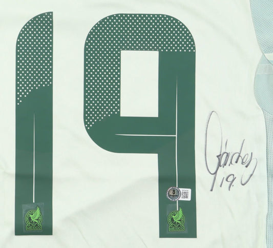 Jorge Sanchez Signed Adidas Mexico Jersey (Beckett) 🔥 - Price Is Right Miami