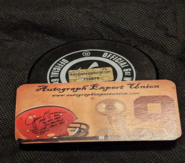 K'Andre Miller Signed Hockey Puck (COA), Sports Collectible (view 2)