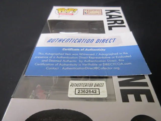 Karl Malone Signed USA Basketball Funko Pop #113 Certified w COA 2362642 - Price Is Right Miami