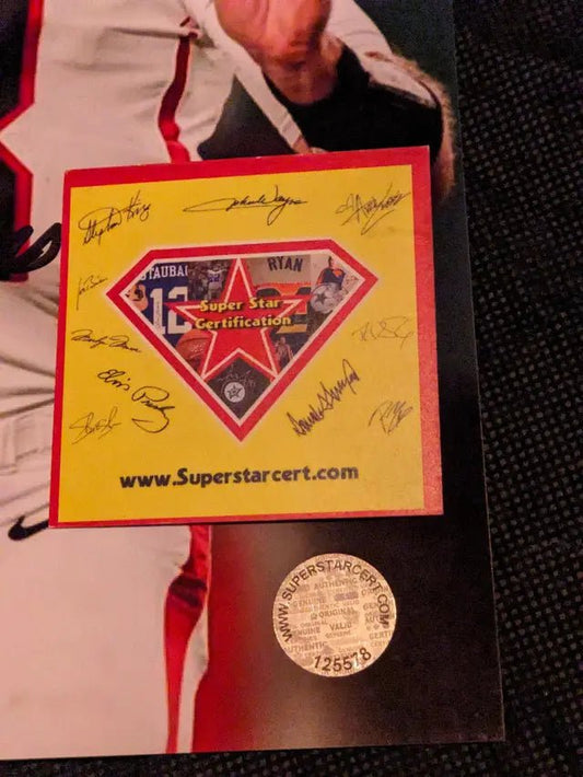 Kirk Cousins Signed 8 1/2x 11 Photo with coa - Price Is Right Miami