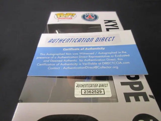 Kylian Mbappe Signed Funko Pop Direct COA Paris Saint Germain 🔥 - Price Is Right Miami