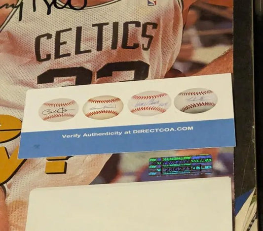 Larry Bird Autographed sports illustrated magazine with coa - Price Is Right Miami