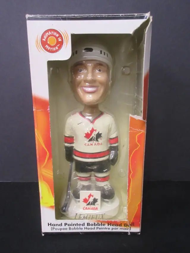Mario Lemieux Team Canada Hand-Painted Bobblehead, Animation In Motion (Original Box), Sports Collectible