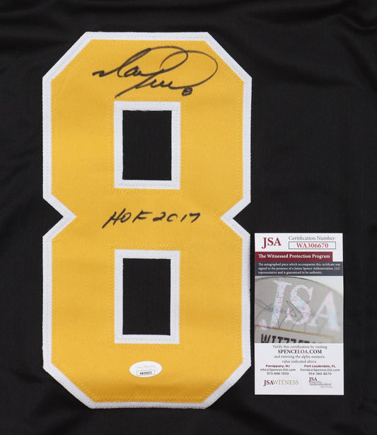 Mark Recchi Signed Jersey Inscribed "HOF 2017" (JSA) - Price Is Right Miami