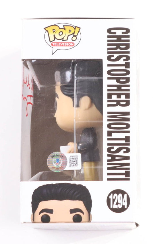 Michael Imperioli Signed "The Sopranos" #1521 Christopher Moltisanti Funko Pop! Vinyl Figure (Beckett) Beckett Witnessed - Price Is Right Miami