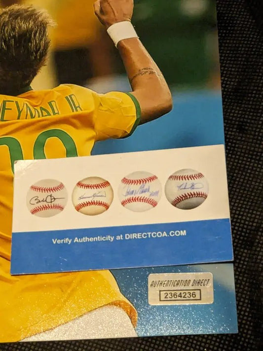Neymar da Silva Santos Júnior Brazil Rare Signed Autographed 8x10 Photo COA 🔥 - Price Is Right Miami