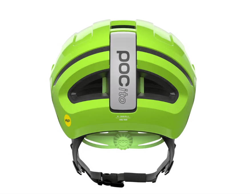 POC Pocito Omne MIPS Kids Helmet, XS 48-52cm, Fluorescent Yellow/Green, Sports Accessories (view 4)