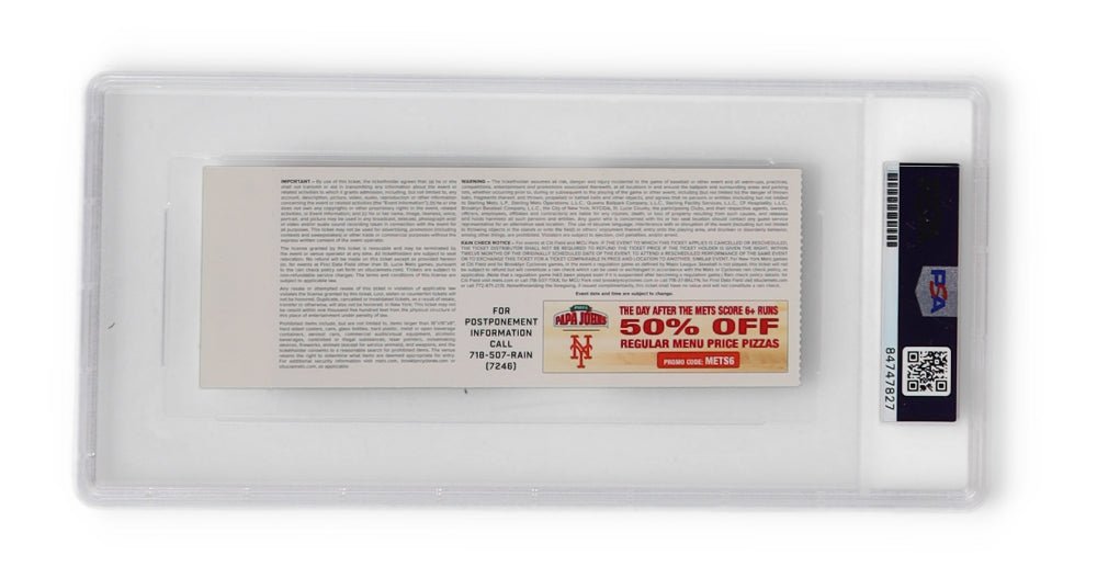 Ronald Acuna Jr. Signed 2018 Rookie Season MLB Ticket Inscribed "RC Season" (PSA), Autographed Memorabilia