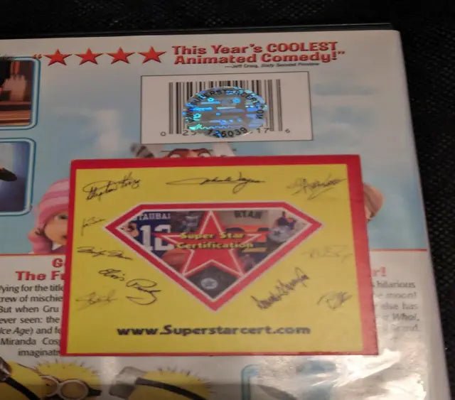 Steve Carell Signed DVD Dust Cover (SSC COA), Autographed Memorabilia (view 2)