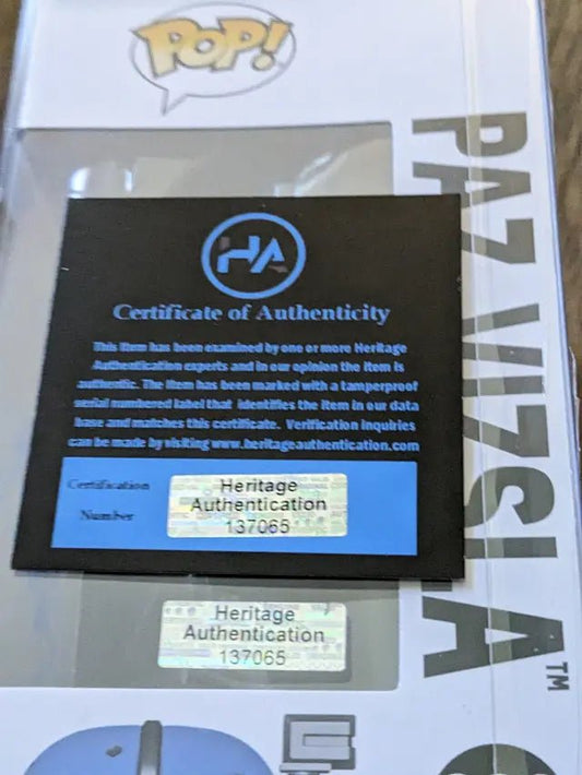 Tait Fletcher Autographed Paz Vizsla Funko Pop! #666 figure with coa /star wars 🔥 - Price Is Right Miami