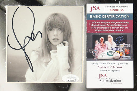 Taylor Swift Signed Custom "The Tortured Poets Department" CD Album Insert Display (JSA) - Price Is Right Miami