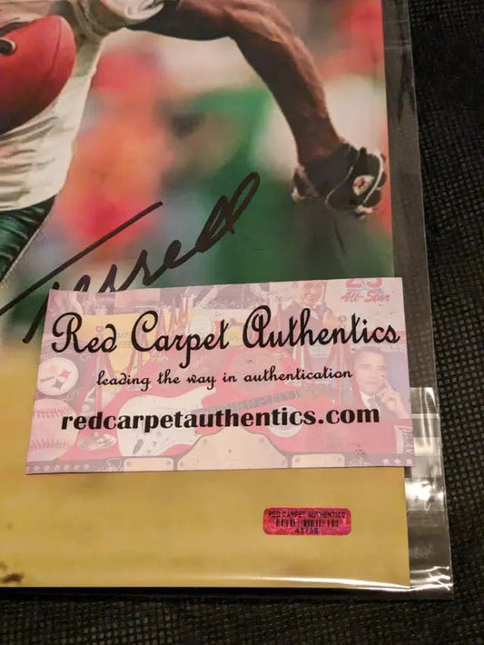 Terrell Owens Signed Autographed 8x10 with fivestar grading COA - Price Is Right Miami