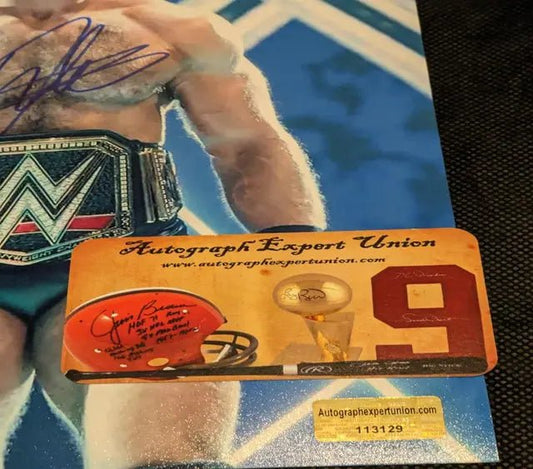 The chosen one Drew Mc Intyre Autographed 8x10 Photo with coa - Price Is Right Miami