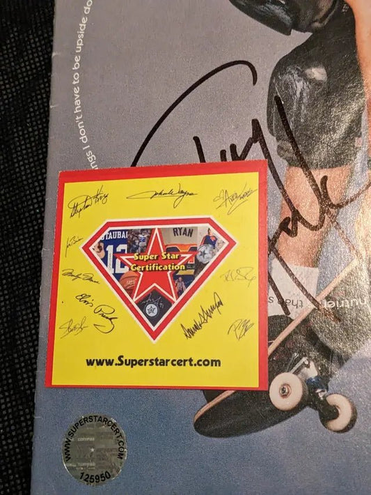 Tony Hawk Signed Comic Book with coa - Price Is Right Miami