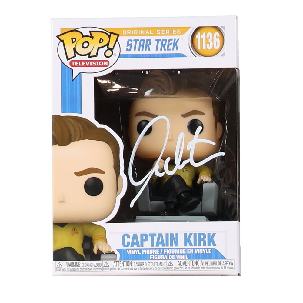 William Shatner Signed Captain Kirk Funko Pop #1136 (Beckett) (view 4)
