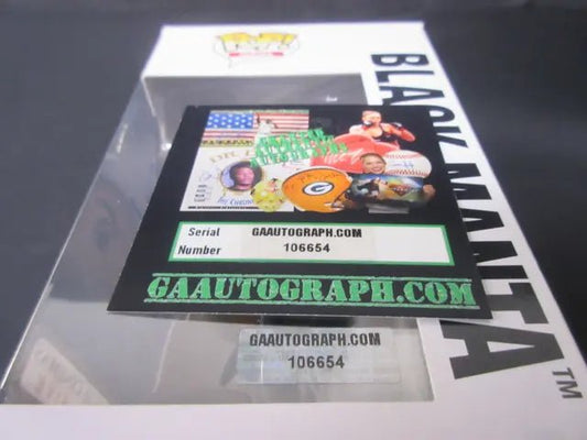 Yahya Abdul Manteen Signed Aquaman Black Manta Funko Pop Heroes #249 w COA 106654 - Price Is Right Miami