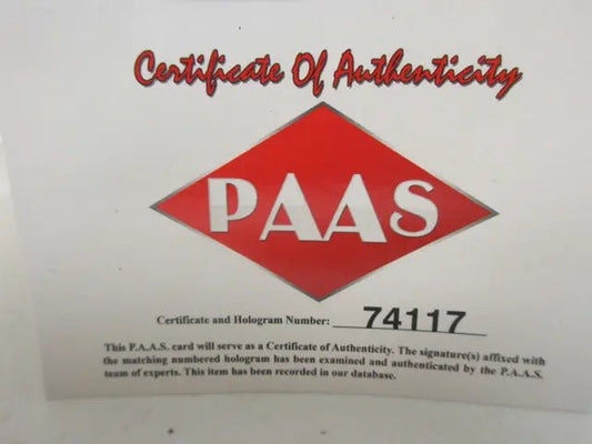 Aaron Rodgers of the Green Bay Packers signed autographed logo football PAAS COA 117 - Price Is Right Miami