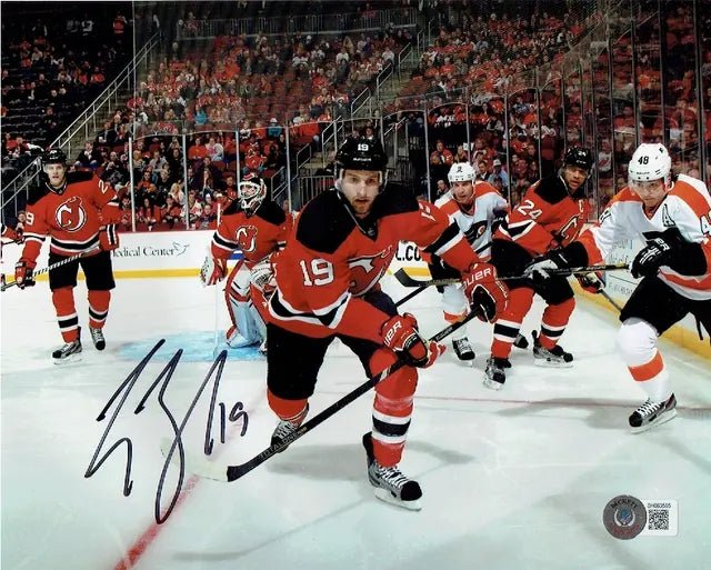 Travis Zajac New Jersey Devils Autographed 8x10 Photo Beckett Holo